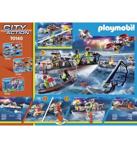 Playmobil Rescate Maritimo : Operacion Lucha Contra Incendios Con Yate