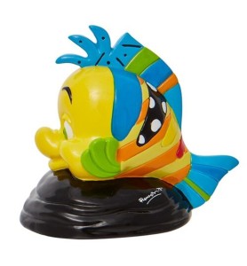 Figura Enesco Disney La Sirenita Flounder Estilo Britto