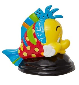 Figura Enesco Disney La Sirenita Flounder Estilo Britto