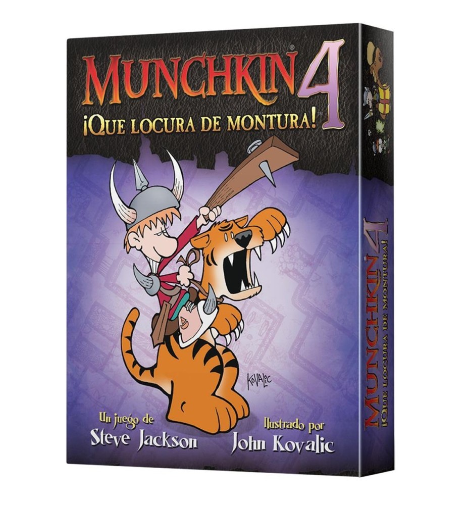 Juego De Mesa Munchkin 4: ¡que Locura De Montura! Pegi 10