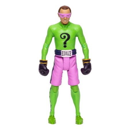 Figura Mcfarlane Toys DC Retro Batman 66 The Riddler Con Guantes De Boxeo