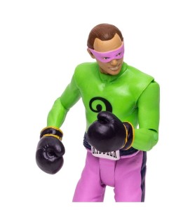 Figura Mcfarlane Toys DC Retro Batman 66 The Riddler Con Guantes De Boxeo