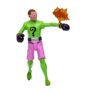 Figura Mcfarlane Toys DC Retro Batman 66 The Riddler Con Guantes De Boxeo