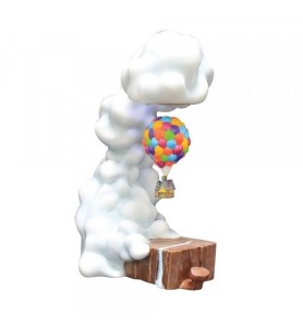 Figura Levitadora Enesco Disney Pixar Up Casa Con Globos