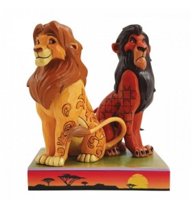 Figura Enesco Disney El Rey Leon Simba Y Scar