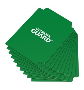 Tarjetas Separadoras Para Cartas Ultimate Guard Tamaño Estándar Verde (10)