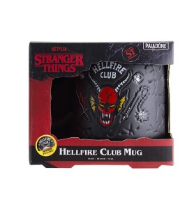 Taza Con Relieve Paladone Stranger Things Hellfire Club