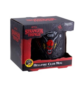 Taza Con Relieve Paladone Stranger Things Hellfire Club