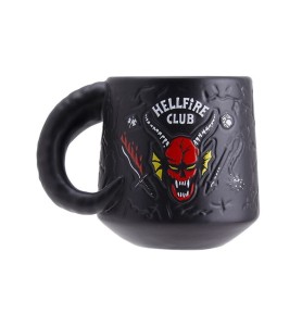 Taza Con Relieve Paladone Stranger Things Hellfire Club