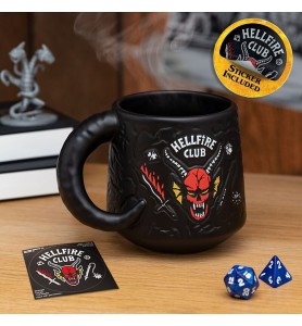 Taza Con Relieve Paladone Stranger Things Hellfire Club