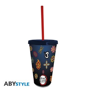 Vaso Con Pajita Abystyle Guardas Pilares