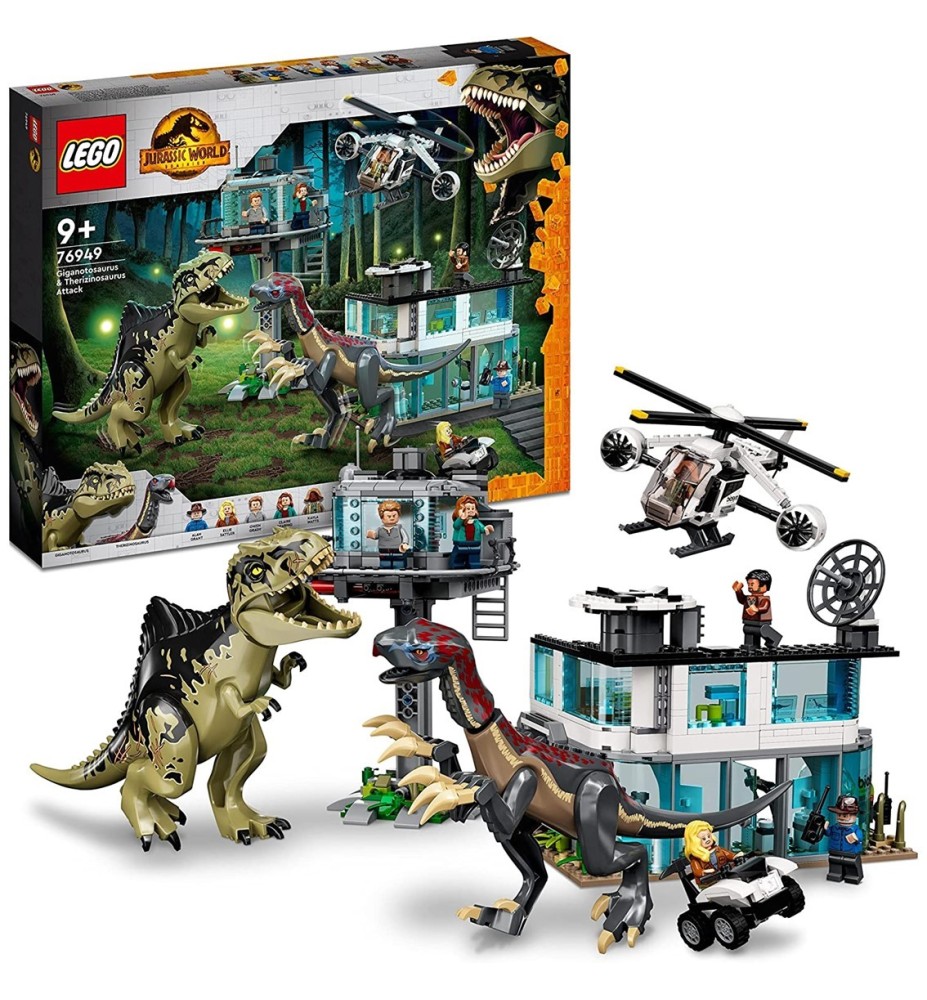 Lego Jurassic Park Ataque Del Giganotosaurio Y El Therinosaurio