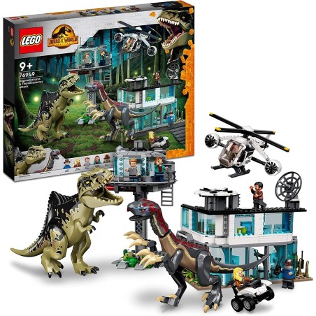 Lego Jurassic Park Ataque Del Giganotosaurio Y El Therinosaurio