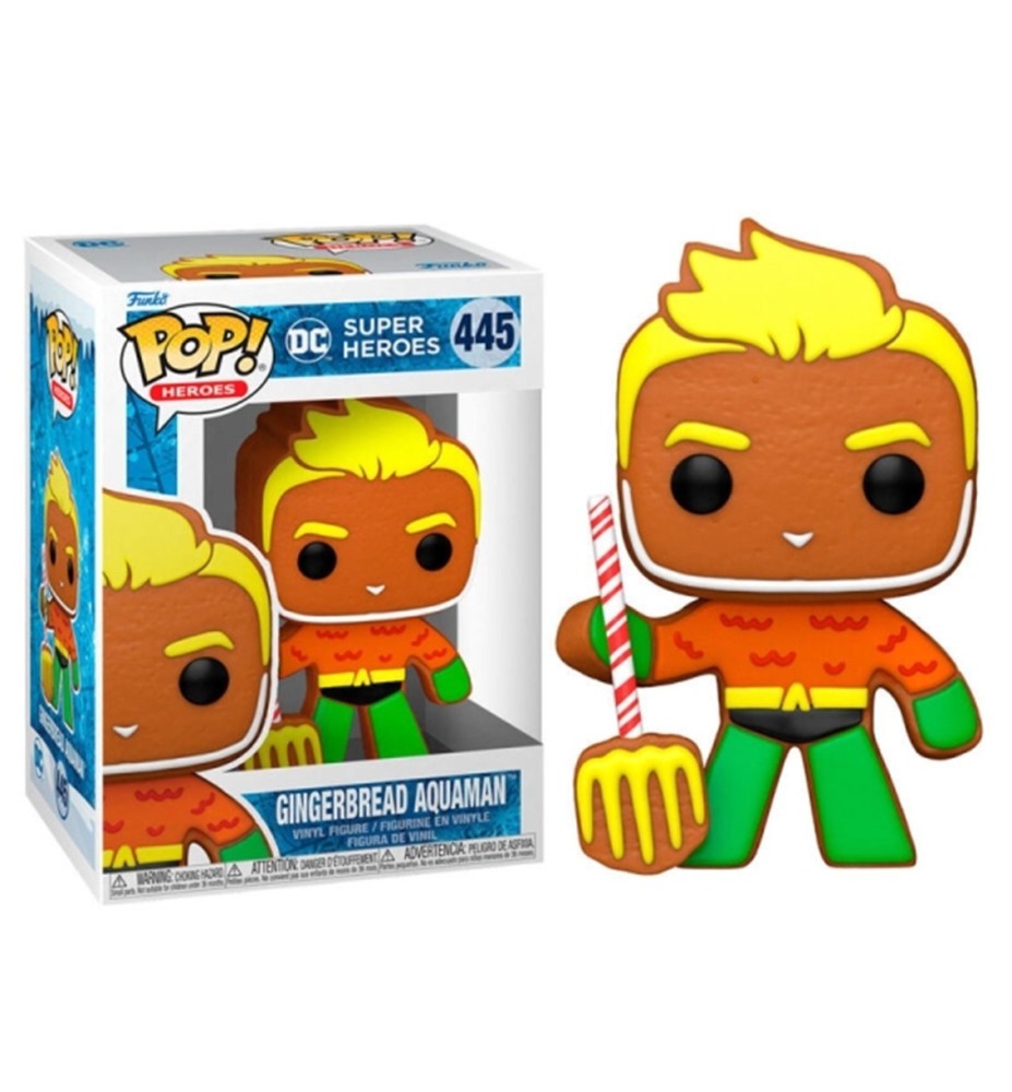 Funko Pop DC Comics Super Heroes Gingerbread Aquaman 64321