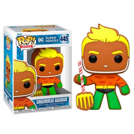 Funko Pop DC Comics Super Heroes Gingerbread Aquaman 64321