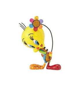 Figura Decorativa Enesco Looney Tunes Piolín Con Flor