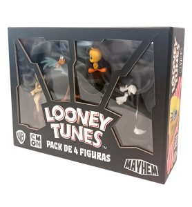 Juego De Mesa Looney Tunes Mayhem Pack De 4 Figuras Pegi 10