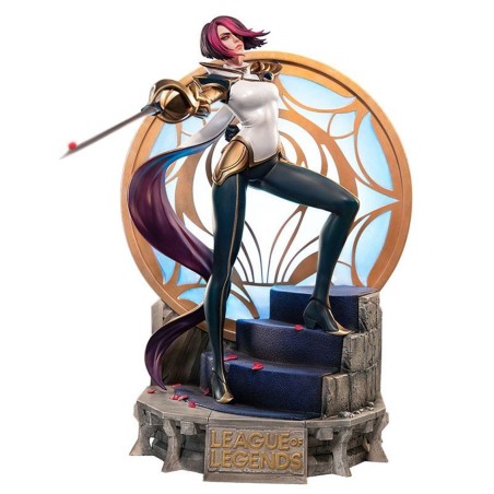 Figura League Of Legends Estatua The Grand Duelist Fiora Laurent Escala 1 - 6 Edicion Limitada 799 Unidades