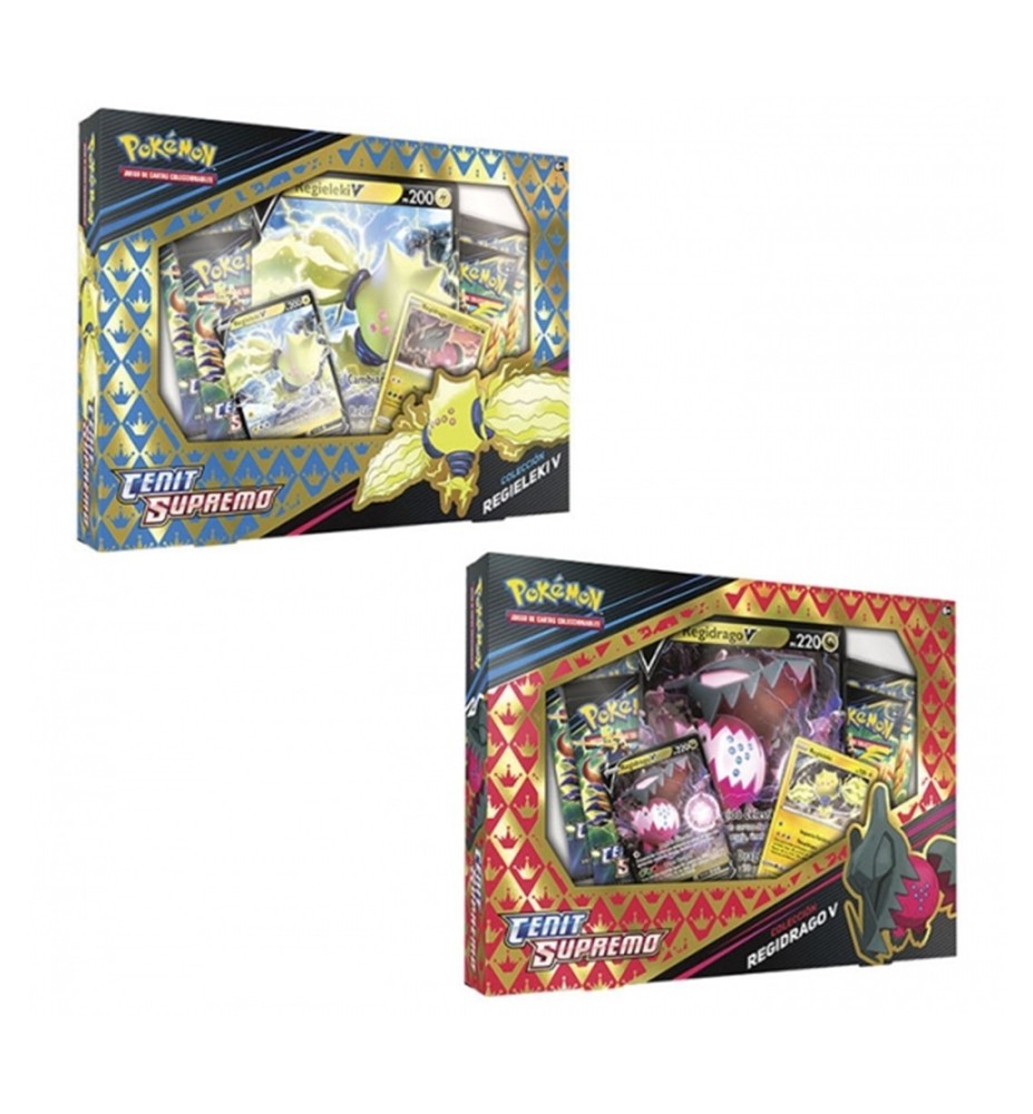 Juego De Cartas Pokémon Tcg Cenit Supremo Colección Regieleki O Regidrago V Español