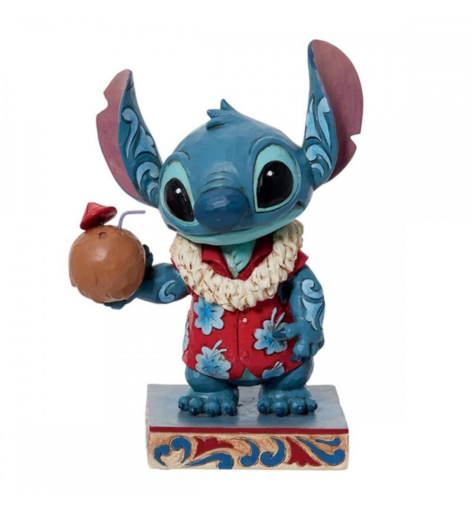 Figura Decorativa Enesco Disney Lilo & Stitch -  Stitch Hawaiano