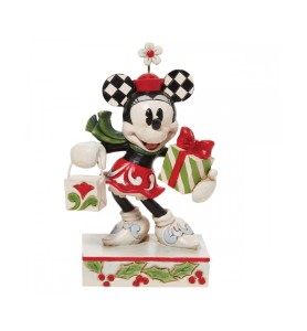 Figura Enesco Disney Minnie Regalos De Navidad Coleccion Traditions