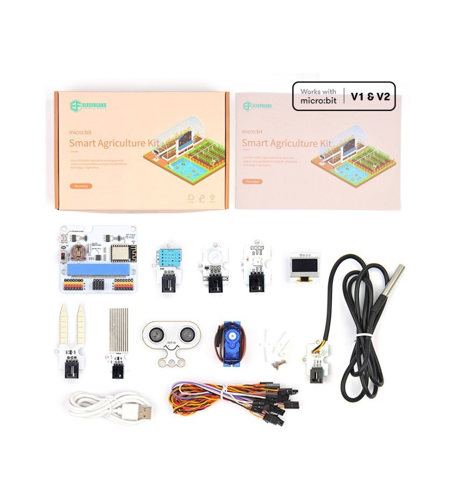 Kit De Sensores Inteligentes Micro:bit Agricultura Inteligente - Smart Agriculture Kit - Sin Placa