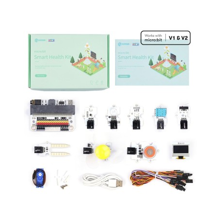 Kit De Sensores Inteligentes Micro:bit Salud Inteligente - Smart Health Kit - Sin Placa