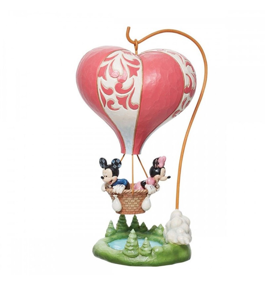 Figura Decorativa Disney Mickey & Minnie Globo Aerostático