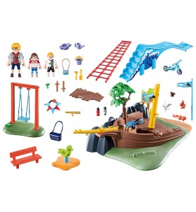 Playmobil City Life Parque De Aventuras Con Barco Naufragado