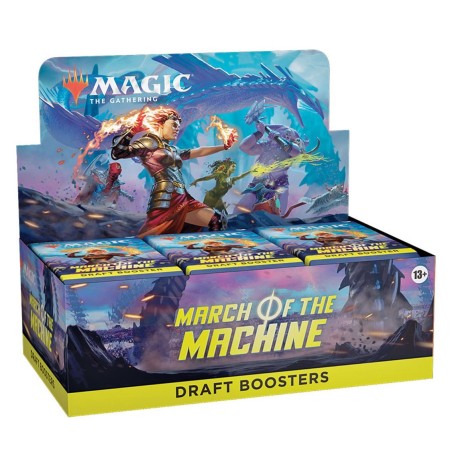 Caja De Cartas Wizards Of The Coast Magic The Gathering Draft Booster March Of The Machine 36 Unidades Inglés