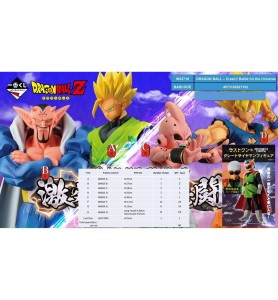 Ichiban Kuji Banpresto Dragon Ball Crash!! Battle For The Universe Lote 80 Articulos