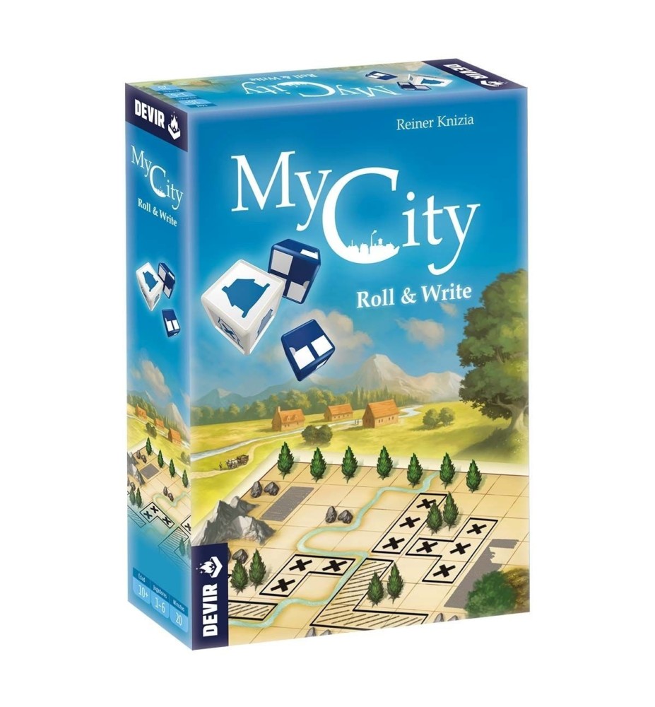 Juego De Mesa My City Roll And Write