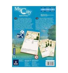 Juego De Mesa My City Roll And Write