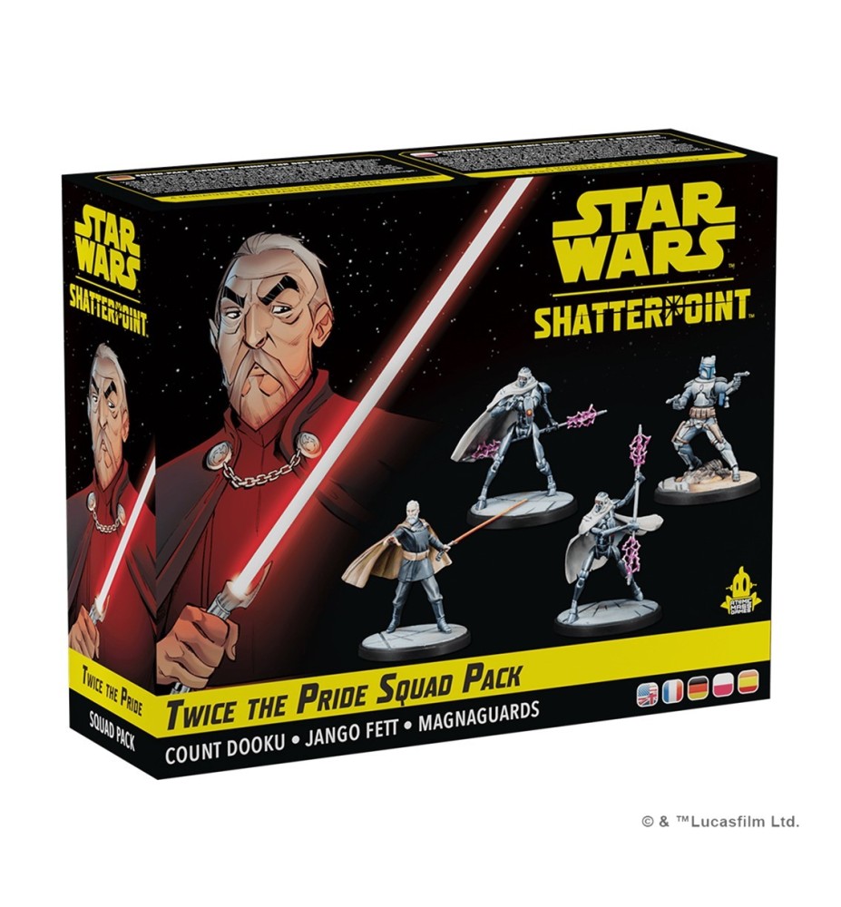 Juego De Mesa Star Wars Shatterpoint Twice The Pride Count Dooku Squad Pack