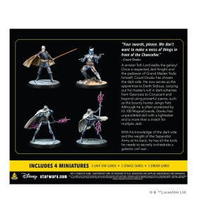 Juego De Mesa Star Wars Shatterpoint Twice The Pride Count Dooku Squad Pack