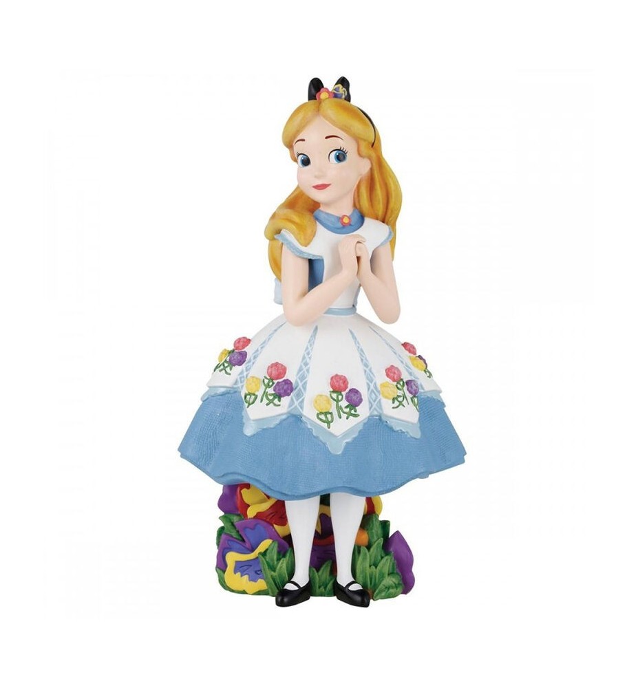 Figura Decorativa Enesco Disney Alicia Floreada