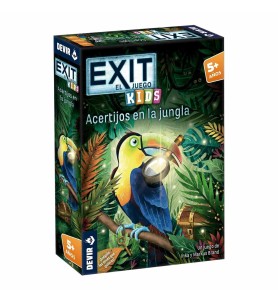 Juego De Mesa Devir Exit Kids Acertijos En La Jungla