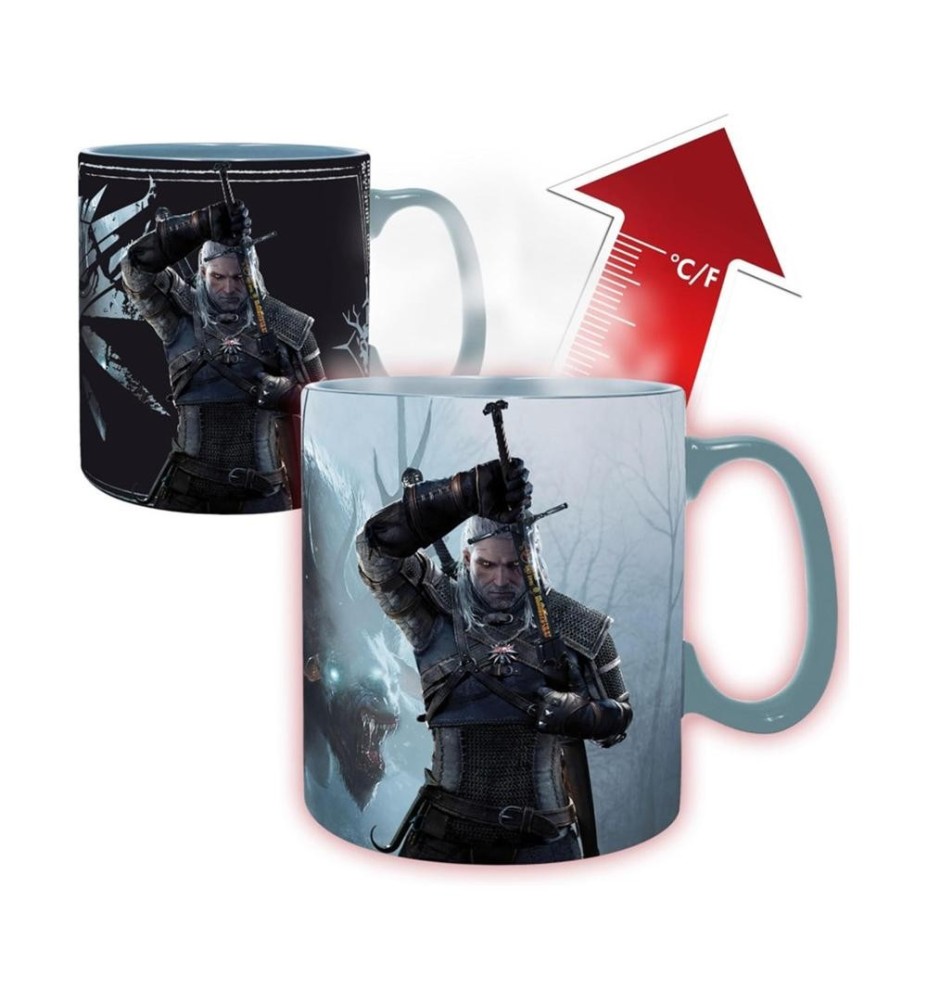 Taza Abystyle The Witcher Geralt & Ciri 460 Ml