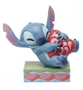 Figura Enesco Disney Stitch Abrazando Un Corazón