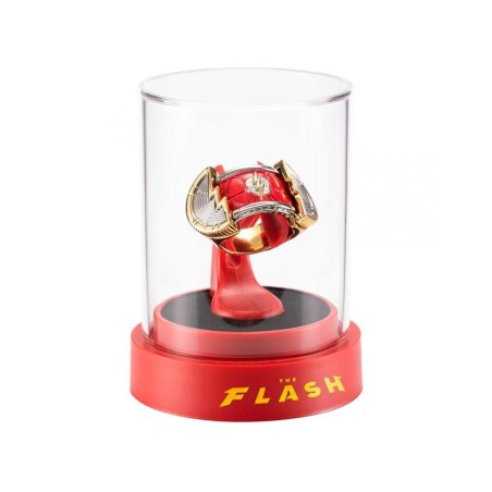 Réplica Anillo Y Exhibidor The Noble Collection DC Comics The Flash