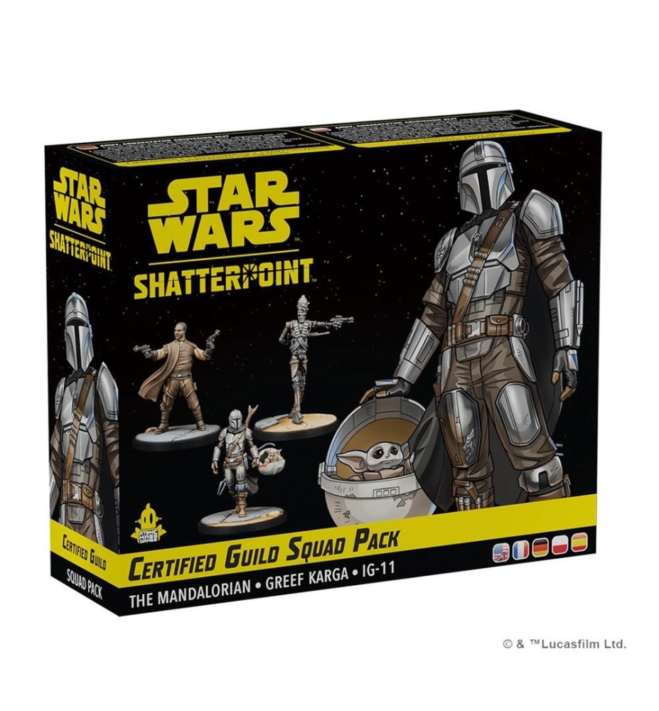 Juego De Mesa Star Wars Shatterpoint Certified Guild Squad Pack Edad Recomendada 14 Años