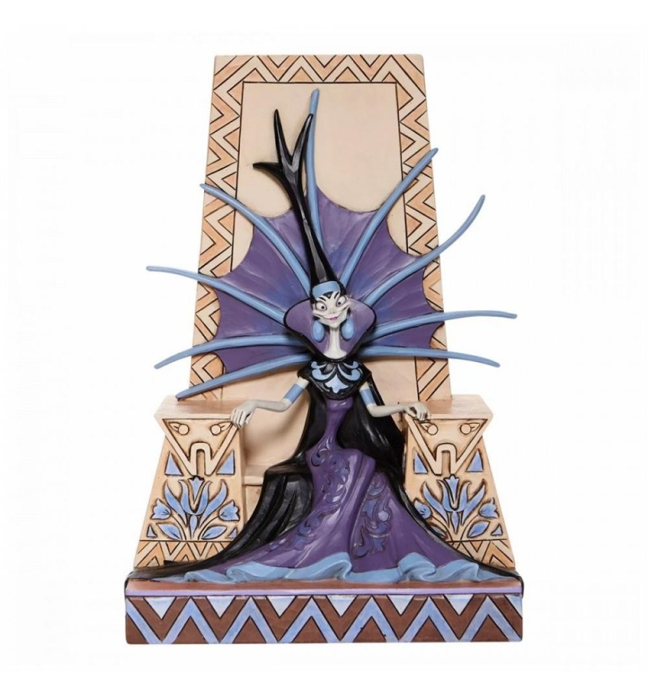 Figura Enesco Disney El Emperador Kuzco Yzma En Su Trono