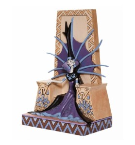 Figura Enesco Disney El Emperador Kuzco Yzma En Su Trono