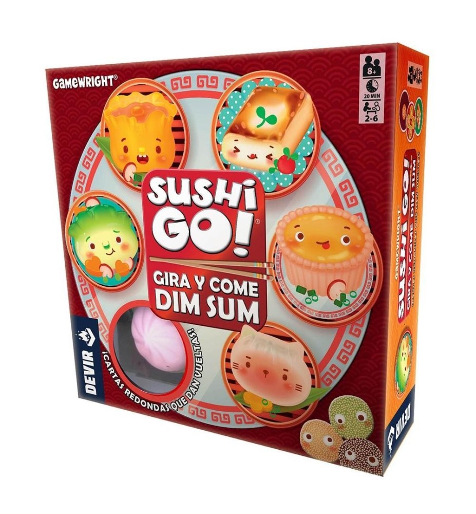 Juego De Mesa Sushi Go Gira Y Come Dim Sum