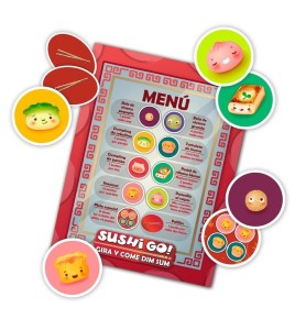 Juego De Mesa Sushi Go Gira Y Come Dim Sum