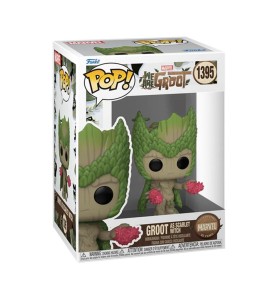 Funko Pop Marvel: We Are Groot Groot Como Bruja Escarlata 79518