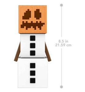 Figura Mattel Minecraft Golem De Nieve Accesorios