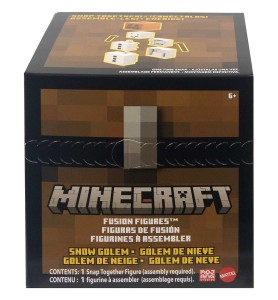 Figura Mattel Minecraft Golem De Nieve Accesorios