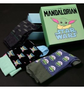 Pack Calcetines 3 Piezas Cerdá Star Wars The Mandalorian The Child Talla 40 - 46