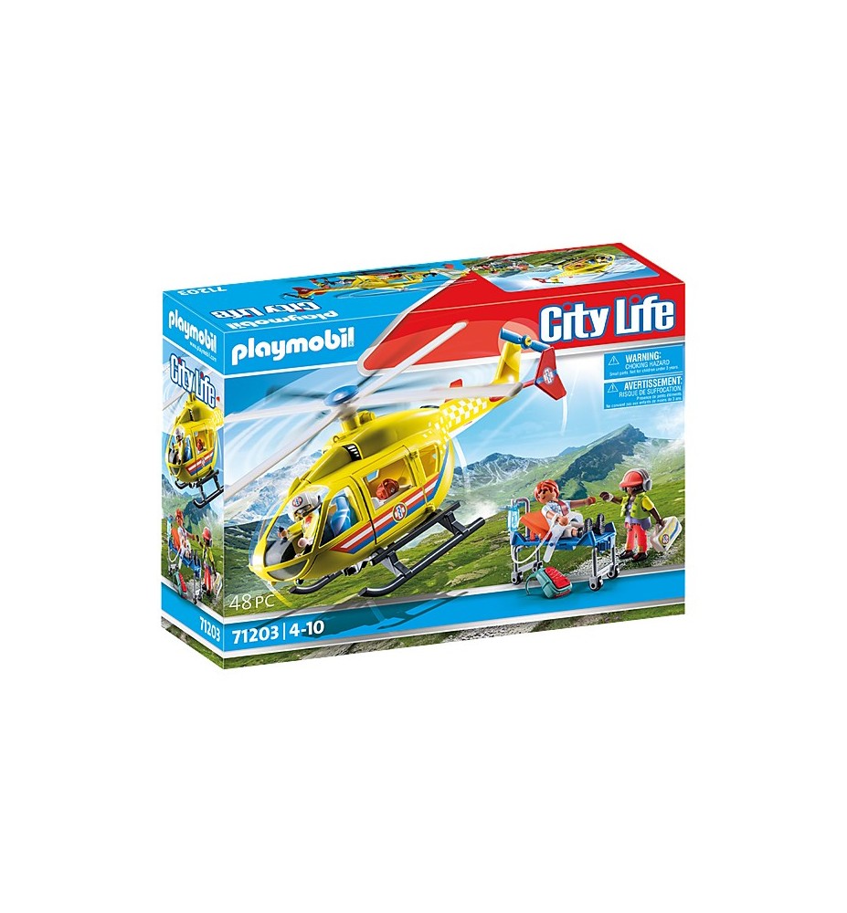 Playmobil Helicoptero De Rescate